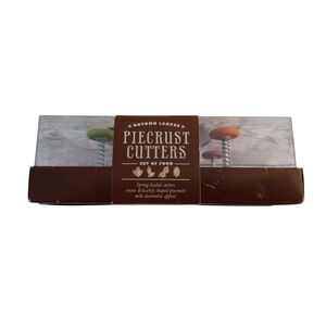 Williams Sonoma Piecrust Cutters Autumn Leaves Thanskgiving